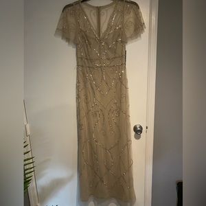 Sequin Gown NWT Bicotti color.  Papell Studio